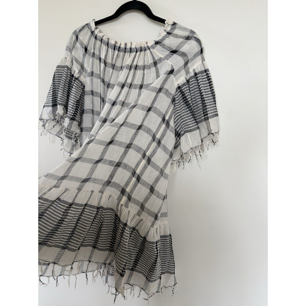 ULLA JOHNSON Hollace Off the Shoulder Cover-Up Minidress DRESS SIZE Small - Picture 6 of 10